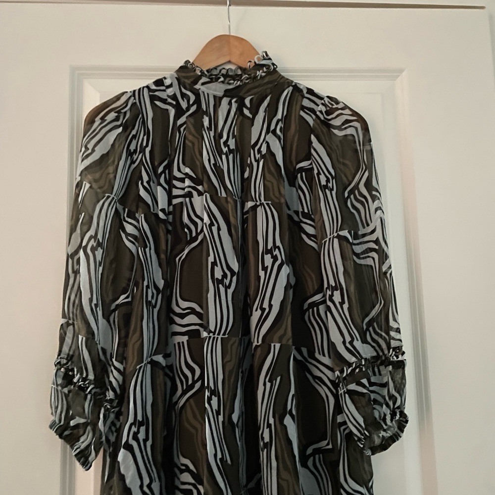 Apiece Apart La Sierra Wild Earth Silk Mini Dress - Picture 9 of 11